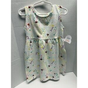 One Nation Sleeveless Summer  Sundress, Sz 4T mermaid, seahorses, starfish New